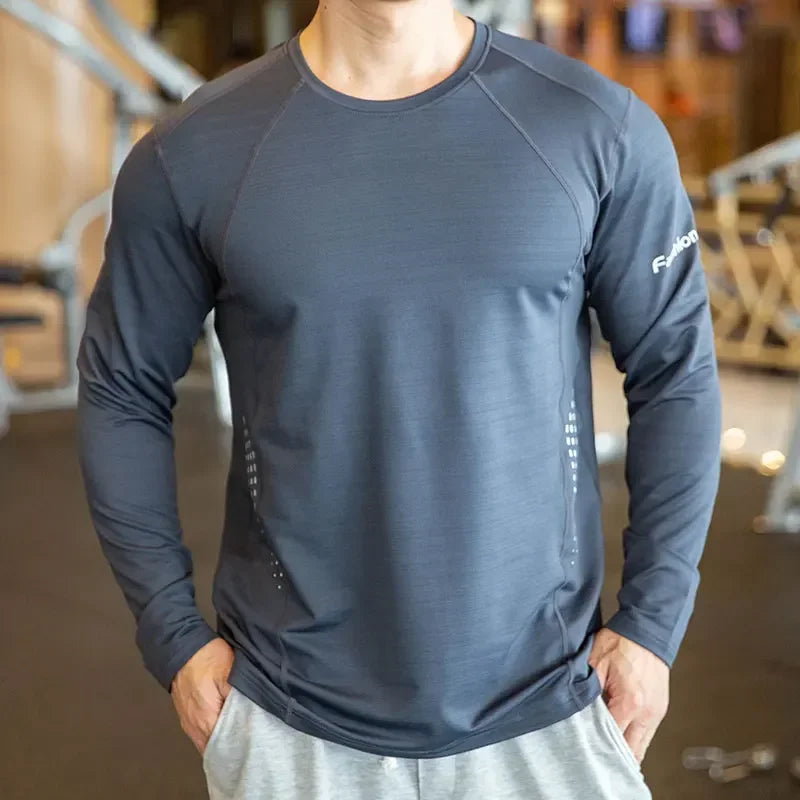 Quick Dry Men's Compression Workout Tee - P's One-Stop Shop 