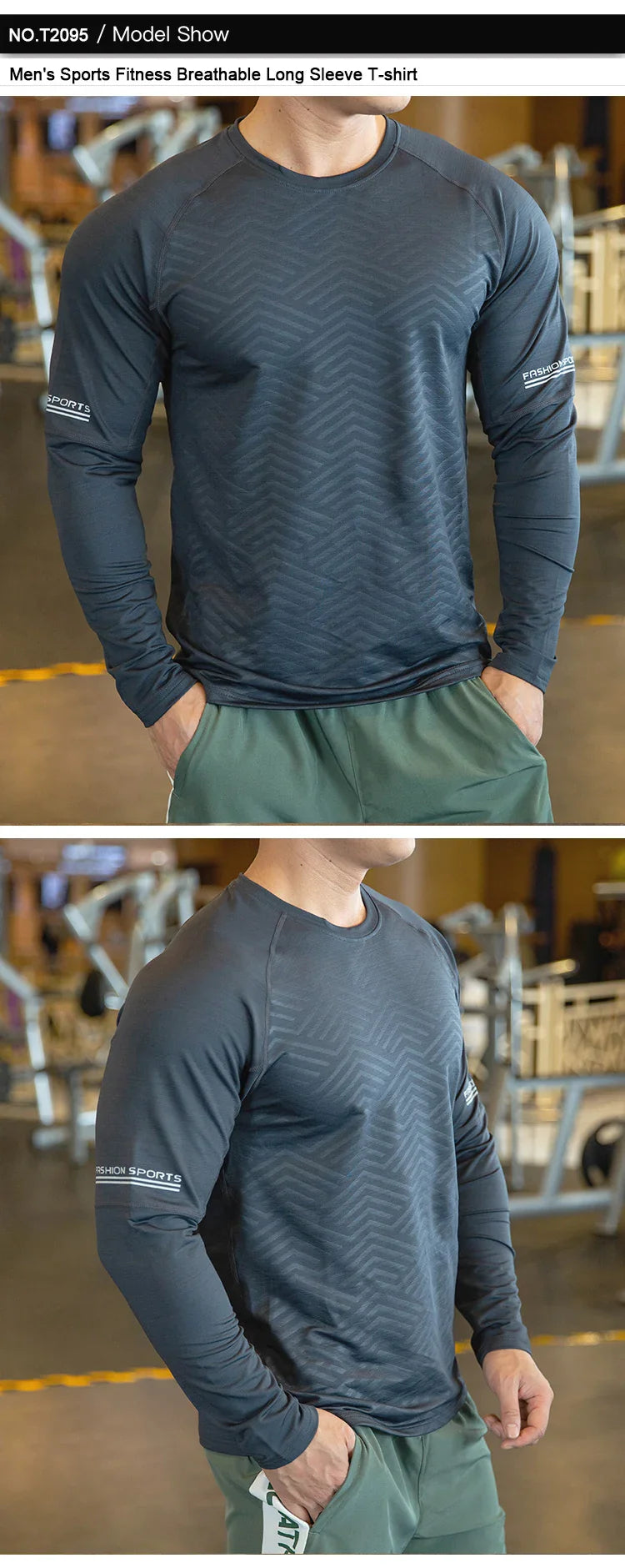 Quick Dry Men's Compression Workout Tee - P's One-Stop Shop 