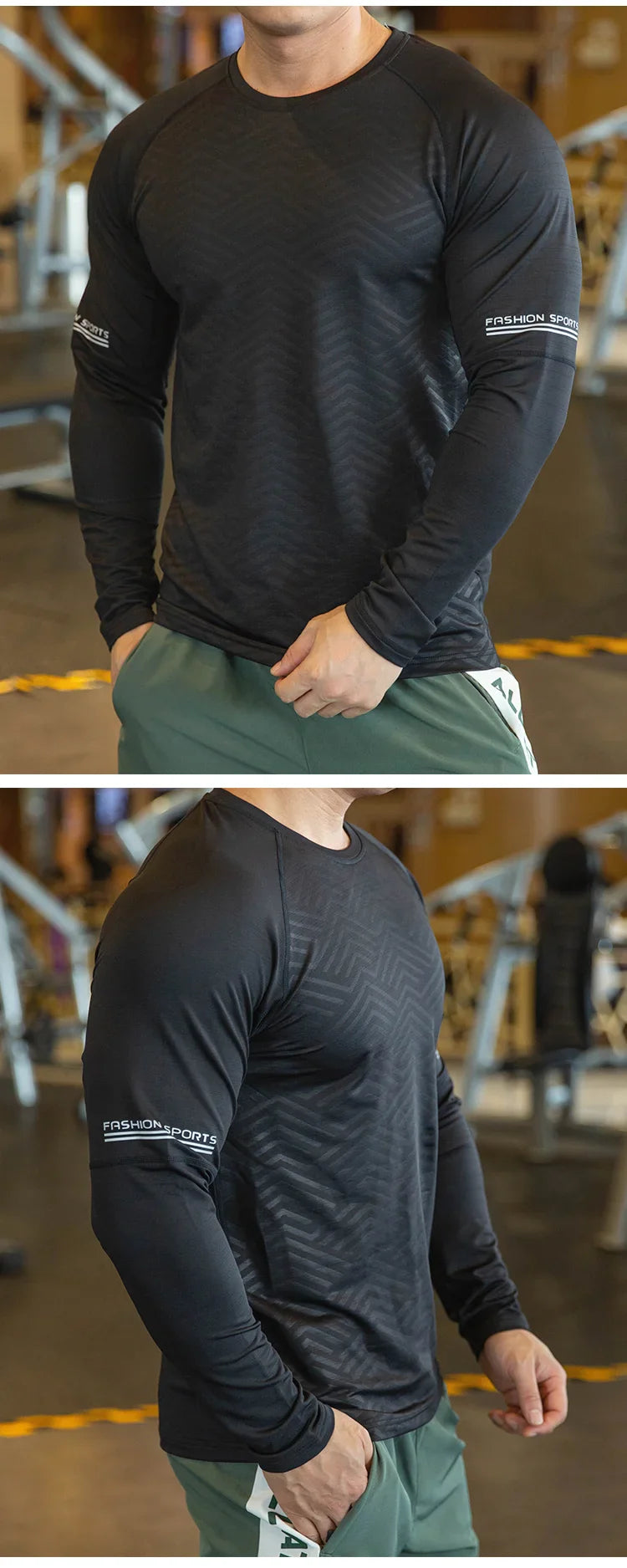 Quick Dry Men's Compression Workout Tee - P's One-Stop Shop 