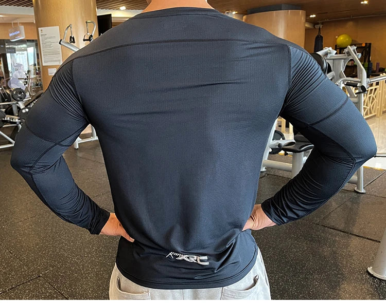 Quick Dry Men's Compression Workout Tee - P's One-Stop Shop 