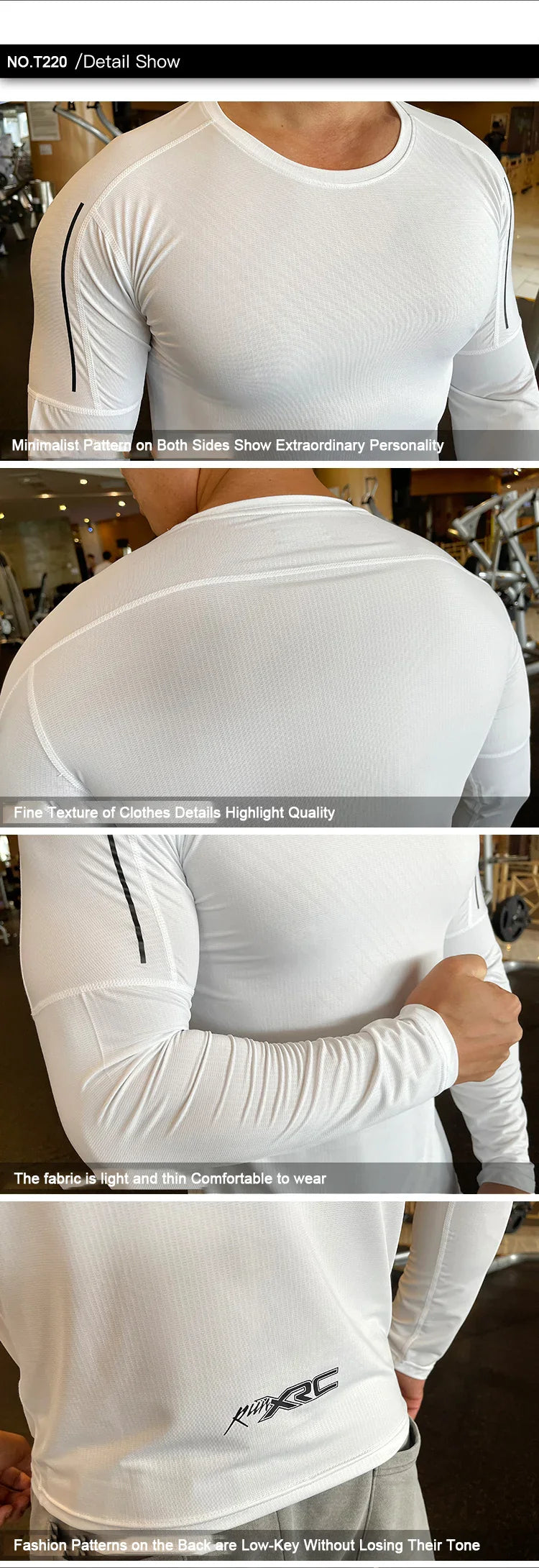 Quick Dry Men's Compression Workout Tee - P's One-Stop Shop 
