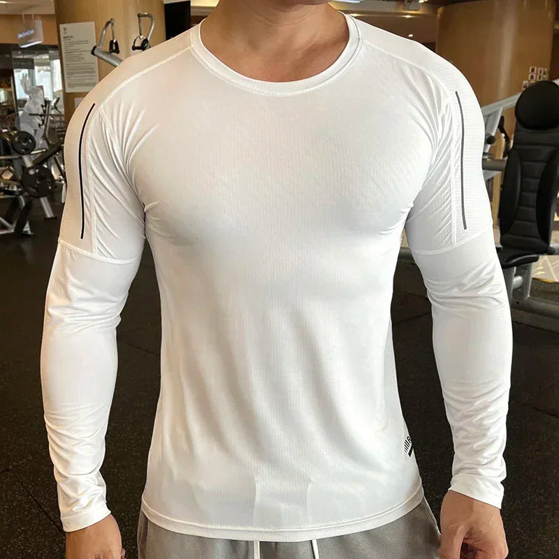 Quick Dry Men's Compression Workout Tee - P's One-Stop Shop 