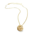 Rosette gold necklace - P's One-Stop Shop 