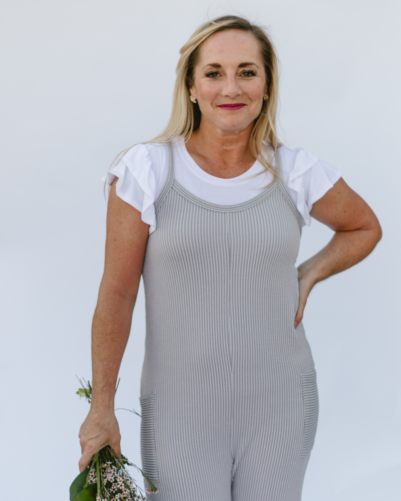 Ruffle Sleeve Halftee - P's One-Stop Shop 