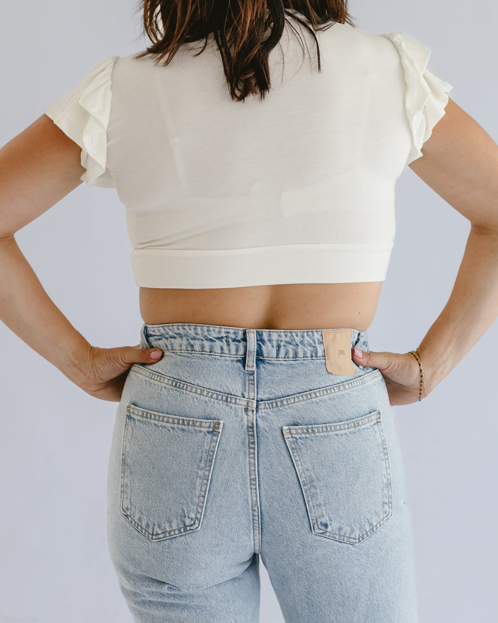 Ruffle Sleeve Halftee - P's One-Stop Shop 
