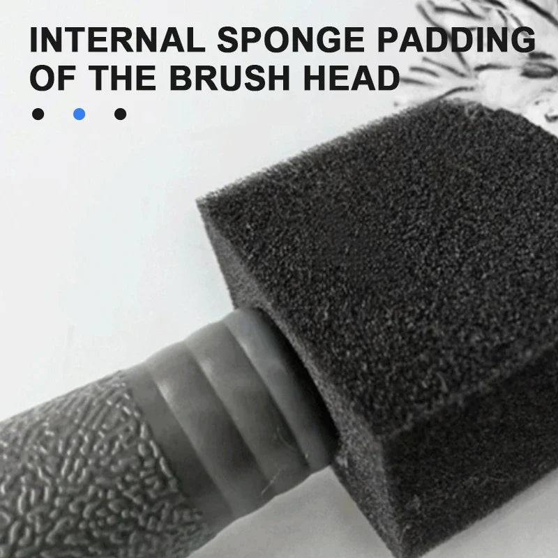 SEAMETAL Car Wheel Tire Rim Cleaning Brush Portable Plush Car Wheel Hub Brush Washing Tool Car Detailing Care Dust Removal Brush - P's One-Stop Shop 