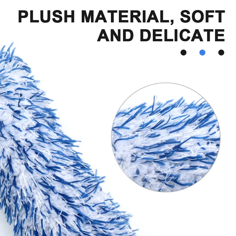 SEAMETAL Car Wheel Tire Rim Cleaning Brush Portable Plush Car Wheel Hub Brush Washing Tool Car Detailing Care Dust Removal Brush - P's One-Stop Shop 