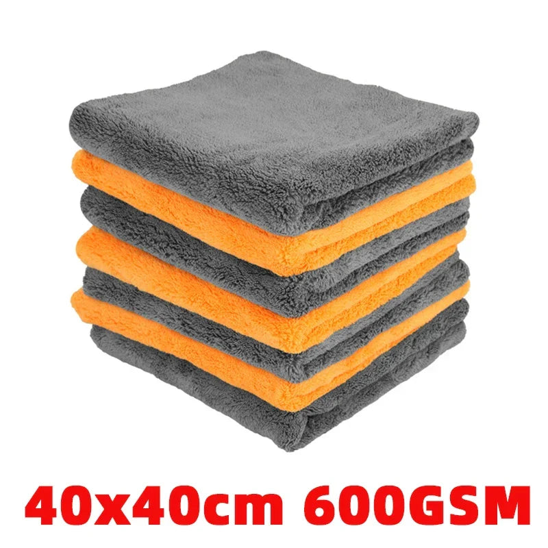 SEAMETAL Microfiber Car Towel Super Absorbency Car Cleaning Care Cloth Auto Towel One-Time Fast Drying for Car Wash Accessories - P's One-Stop Shop 