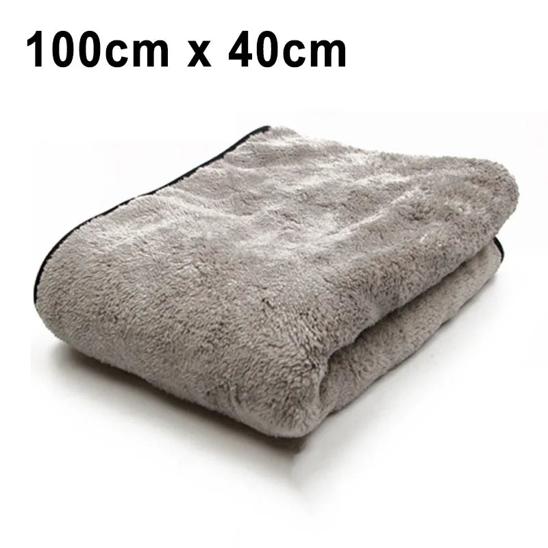 SEAMETAL Microfiber Car Towel Super Absorbency Car Cleaning Care Cloth Auto Towel One-Time Fast Drying for Car Wash Accessories - P's One-Stop Shop 