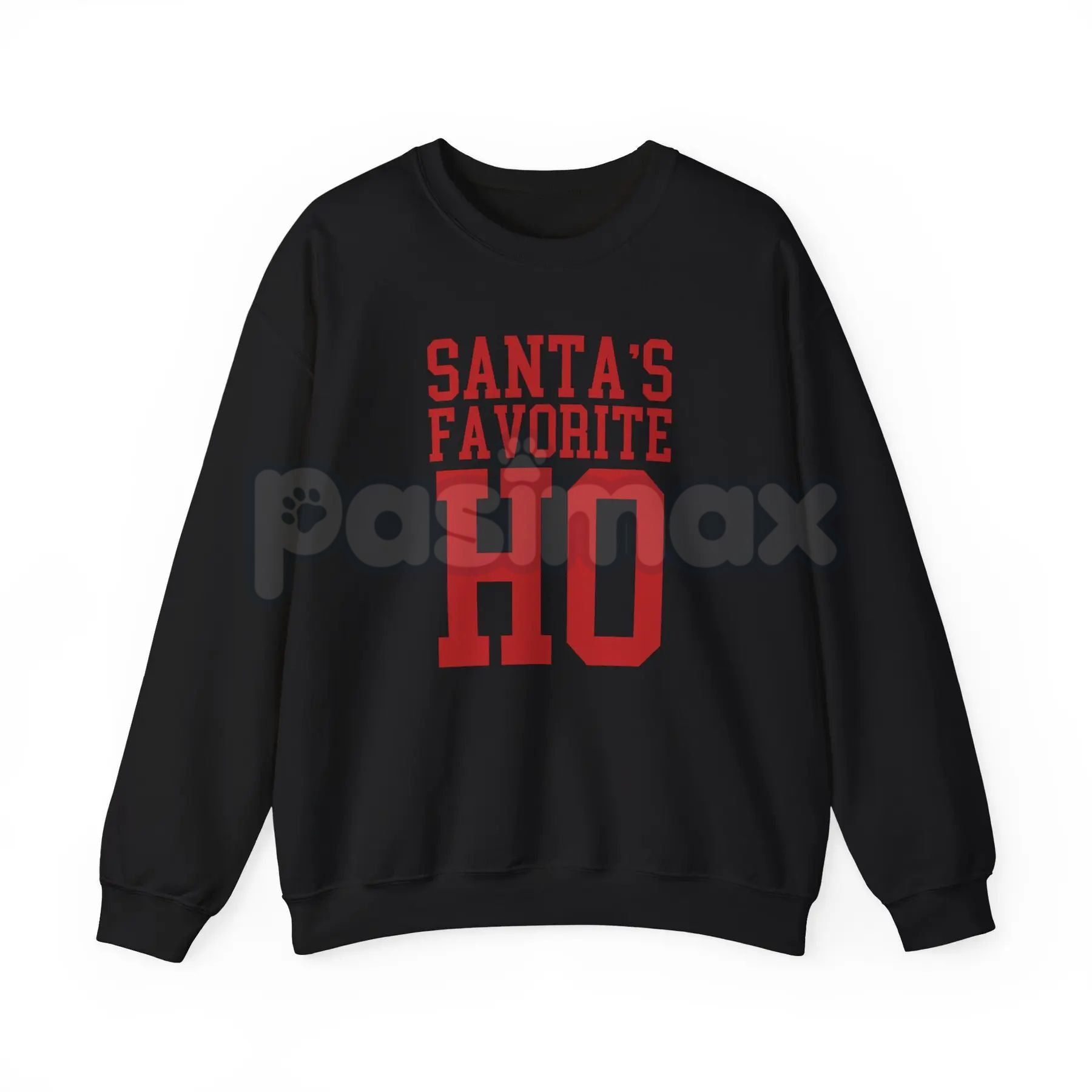 Santa’s Favorite Ho Cozy Christmas Crewneck | Funny Viral Holiday Sweatshirt for Women | Adult Humor Xmas Jumper - P's One-Stop Shop 