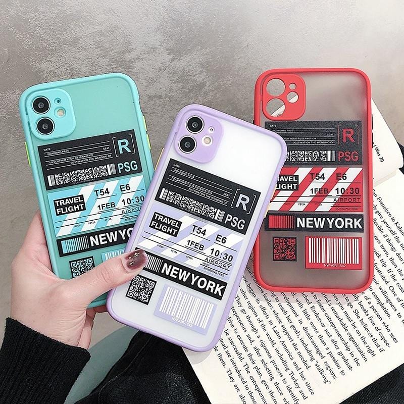 Shockproof Travel Label iPhone Case - P's One-Stop Shop 