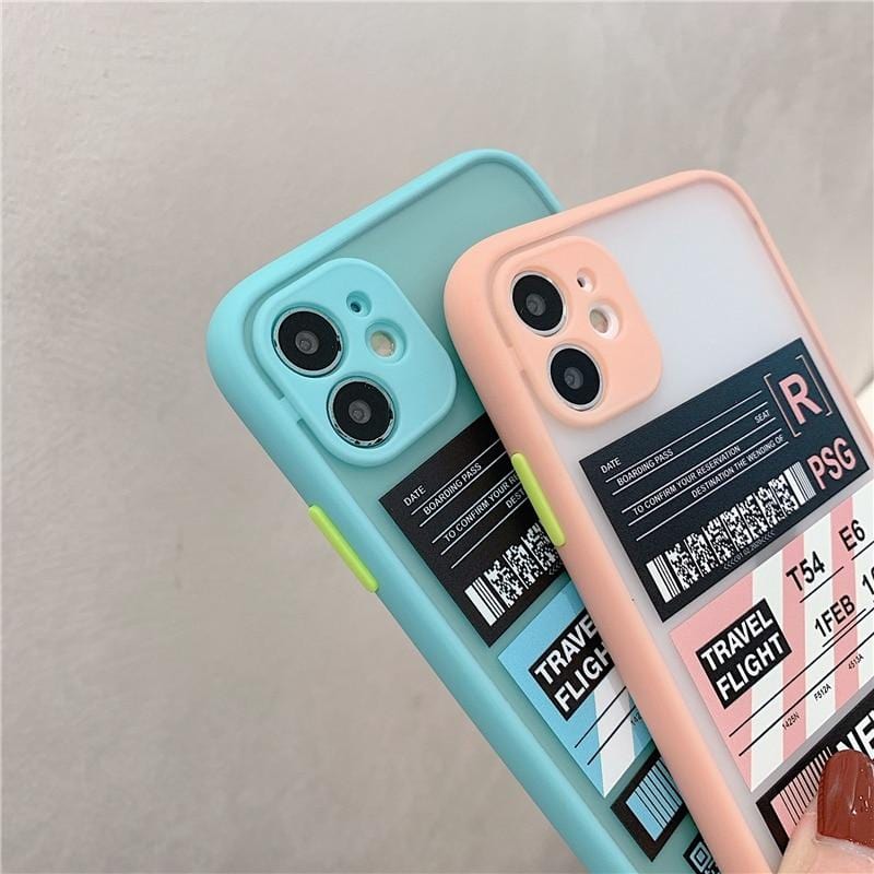 Shockproof Travel Label iPhone Case - P's One-Stop Shop 