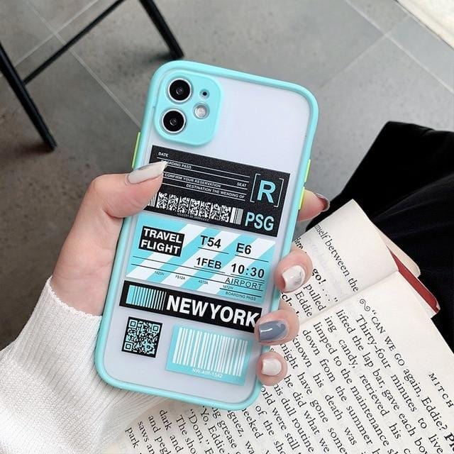 Shockproof Travel Label iPhone Case - P's One-Stop Shop 