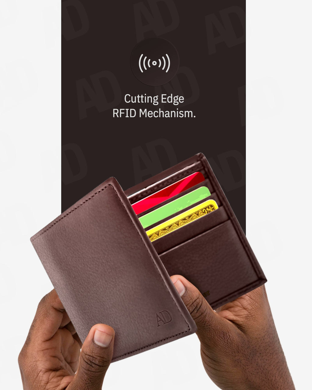 Slim Bifold Wallet With ID Window - P's One-Stop Shop 
