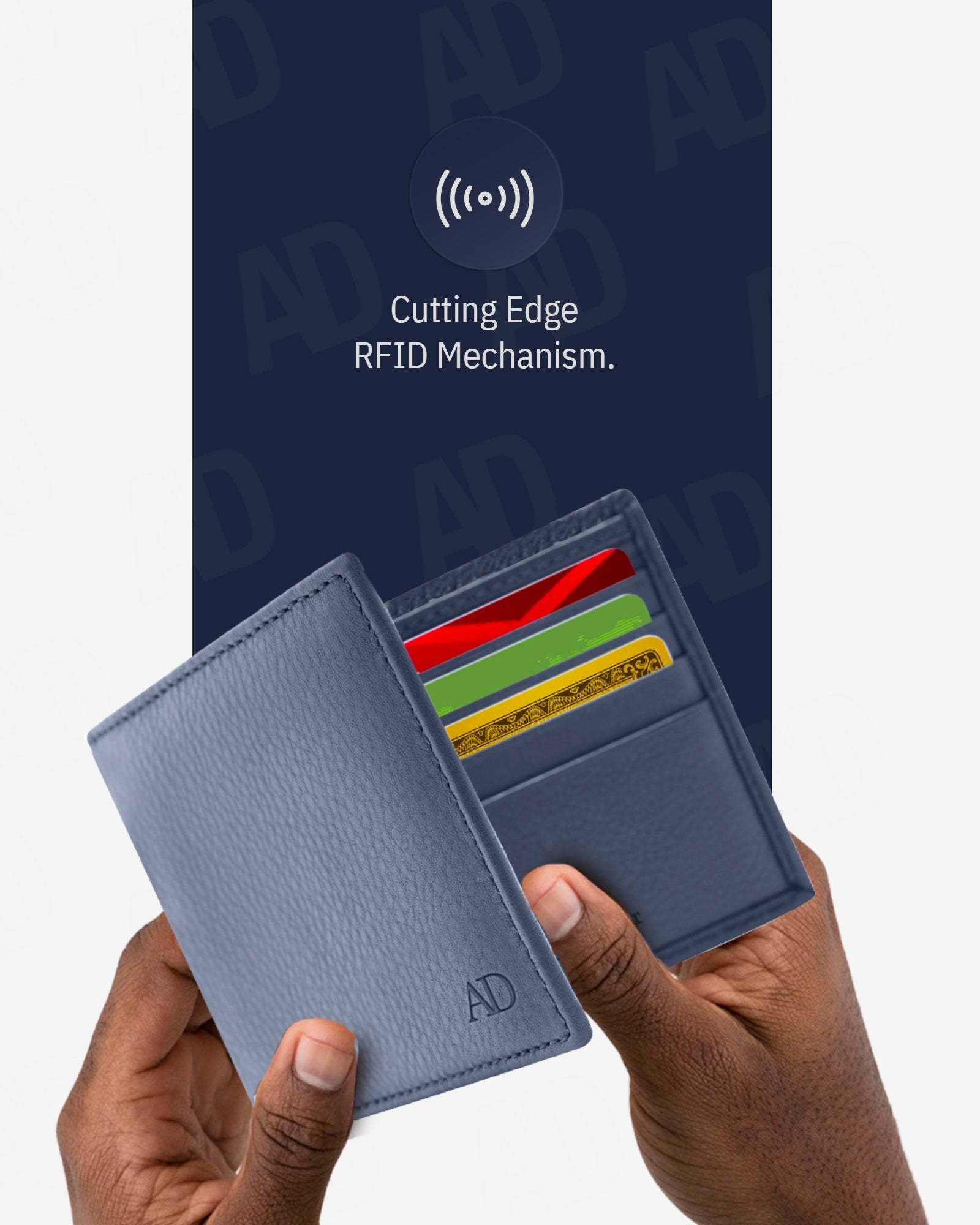 Slim Bifold Wallet With ID Window - P's One-Stop Shop 