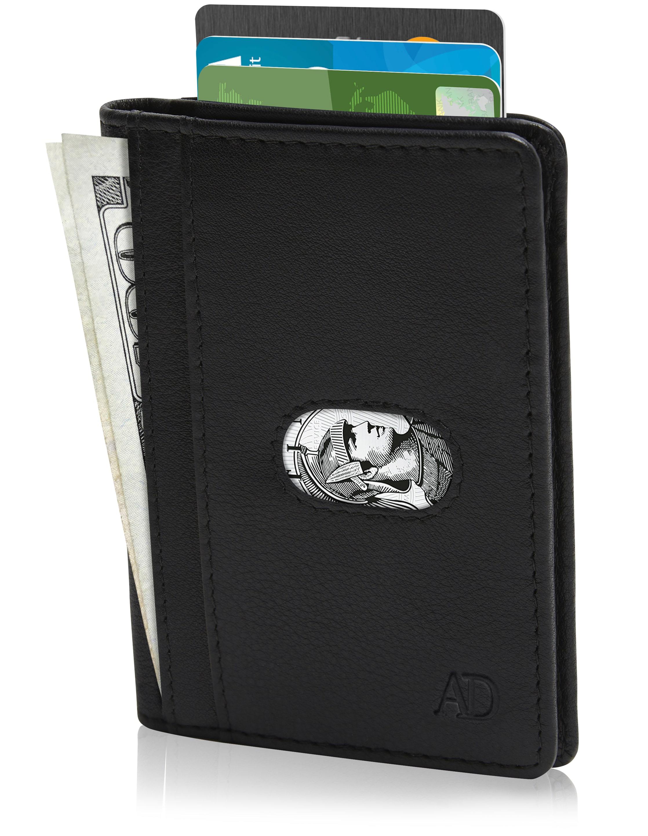Slim Bifold Wallet With Pull Strap - P's One-Stop Shop 