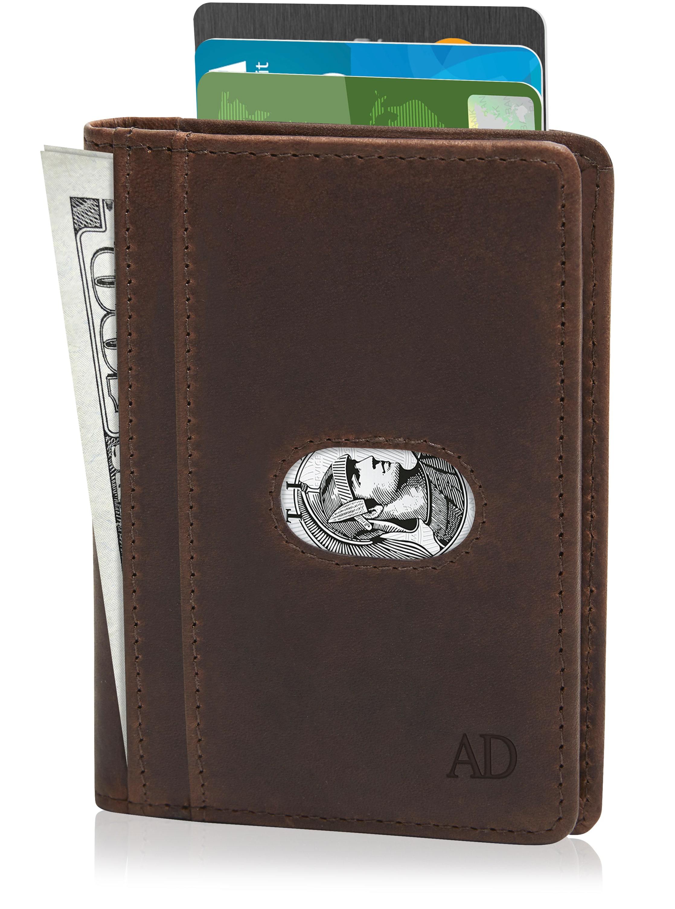 Slim Bifold Wallet With Pull Strap - P's One-Stop Shop 