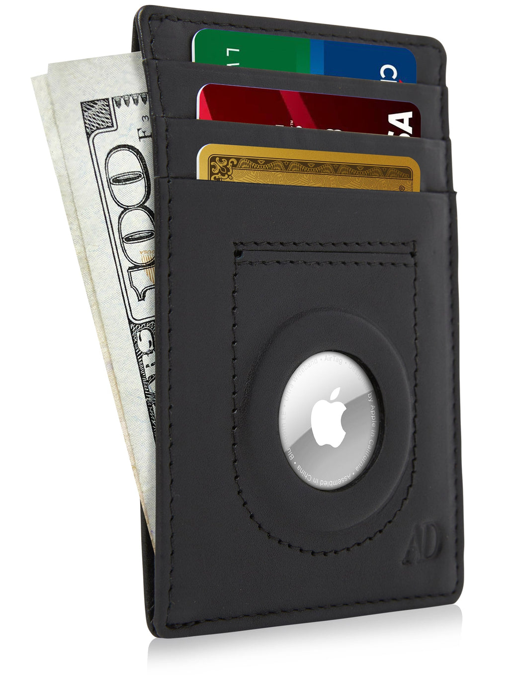Slim Card Holder With Air Tag Holder - P's One-Stop Shop 