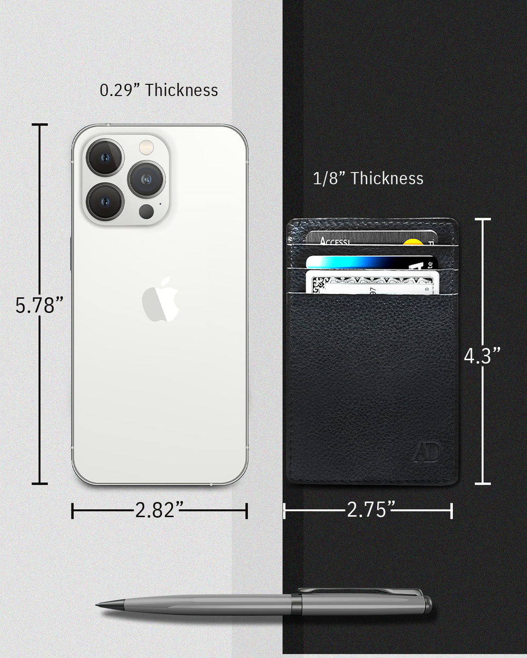 Slim Minimalist Card Holder - P's One-Stop Shop 