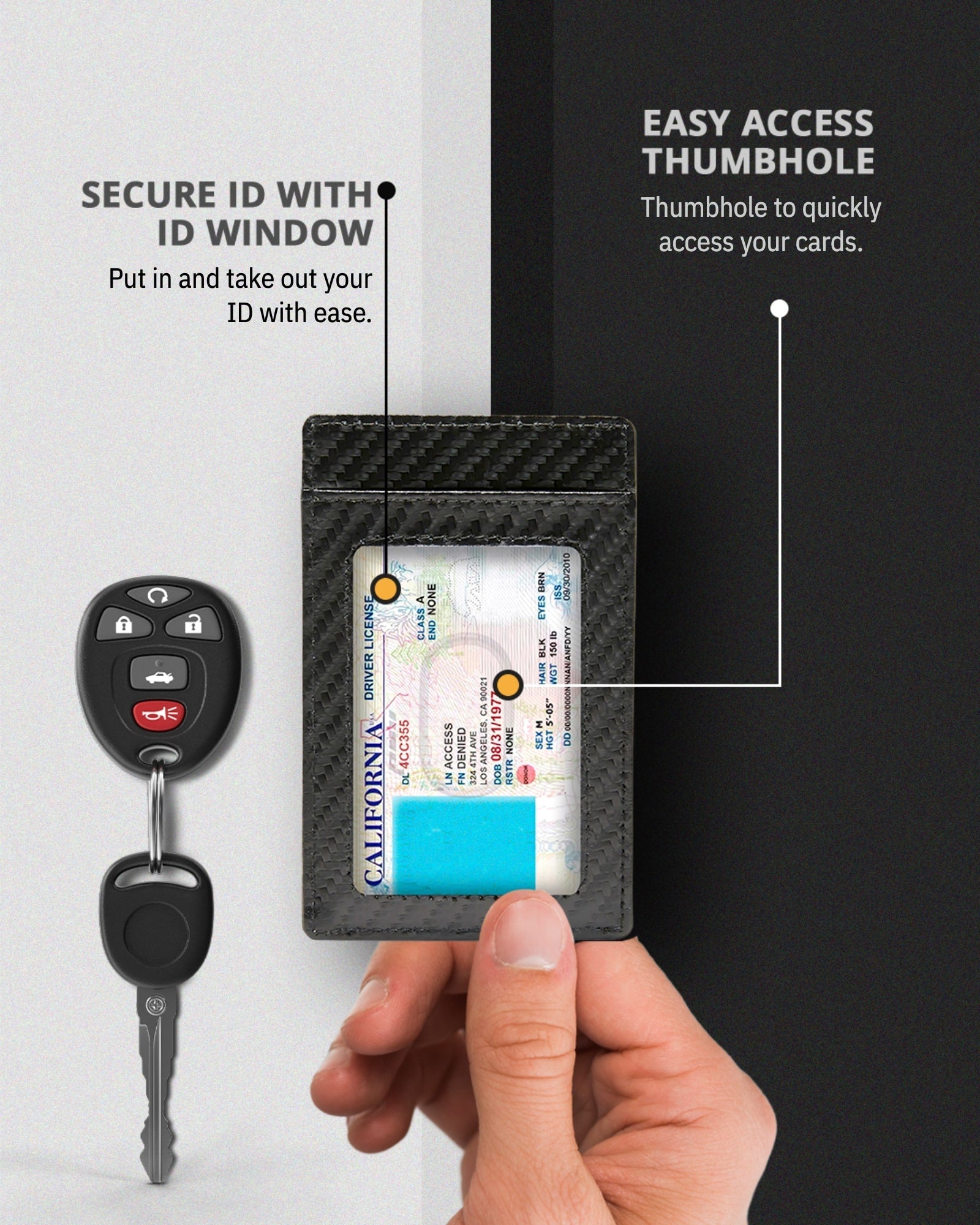 Slim Minimalist Card Holder - P's One-Stop Shop 