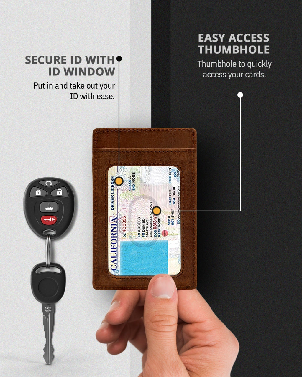Slim Minimalist Card Holder - P's One-Stop Shop 