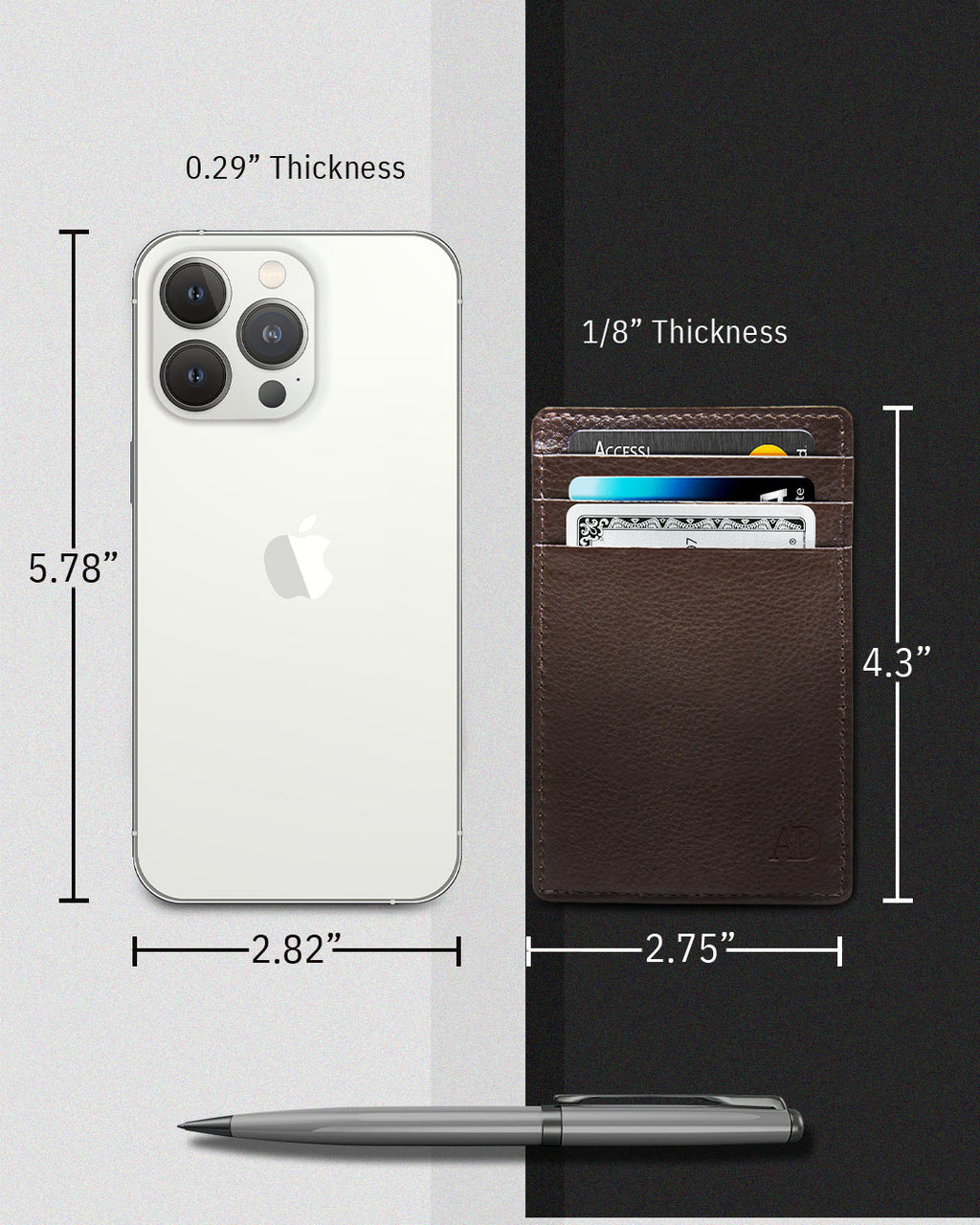 Slim Minimalist Card Holder - P's One-Stop Shop 
