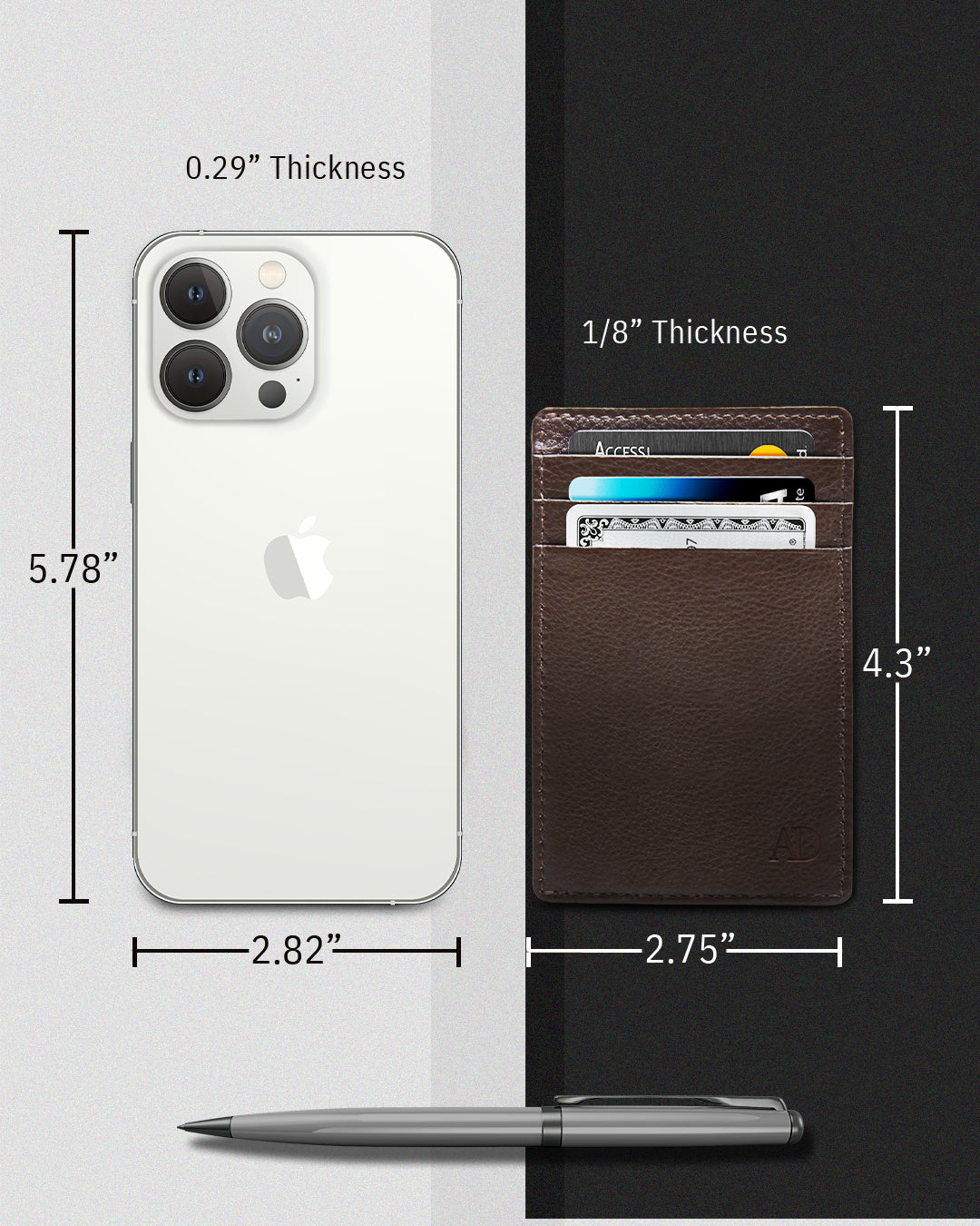 Slim Minimalist Card Holder - P's One-Stop Shop 