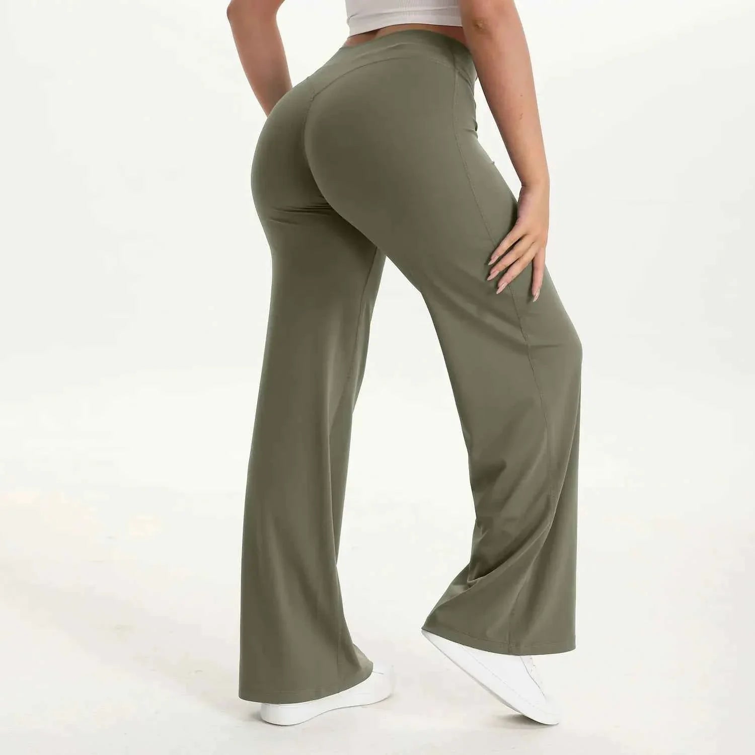 SoftMotion Women's Mid-Waist Yoga Pants - P's One-Stop Shop 