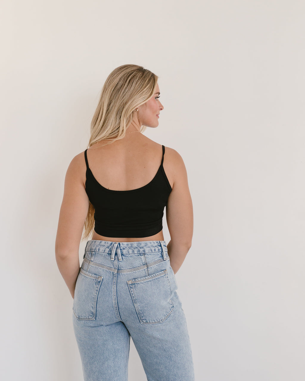 Spaghetti Strap Cami Halftee - P's One-Stop Shop 