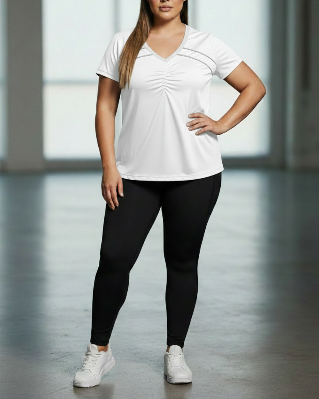 Sport Tee with Contrast Piping - P's One-Stop Shop 