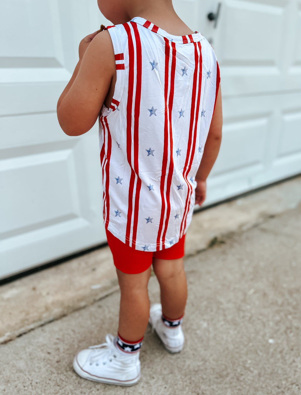 Stars & Stripes Bamboo Tank - P's One-Stop Shop 