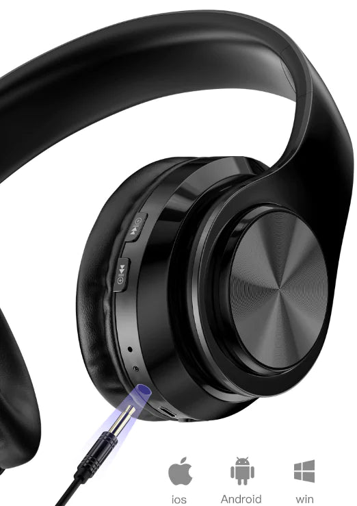 Super Bass Wireless Bluetooth Headphones Foldable Stereo Earphones Headsets Mic - P's One-Stop Shop 