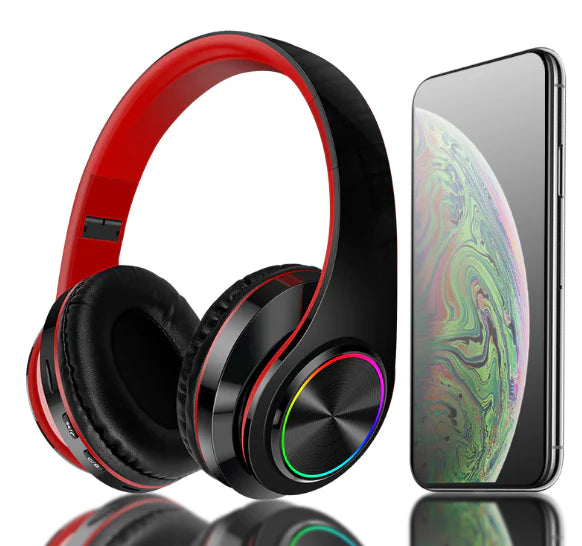 Super Bass Wireless Bluetooth Headphones Foldable Stereo Earphones Headsets Mic - P's One-Stop Shop 