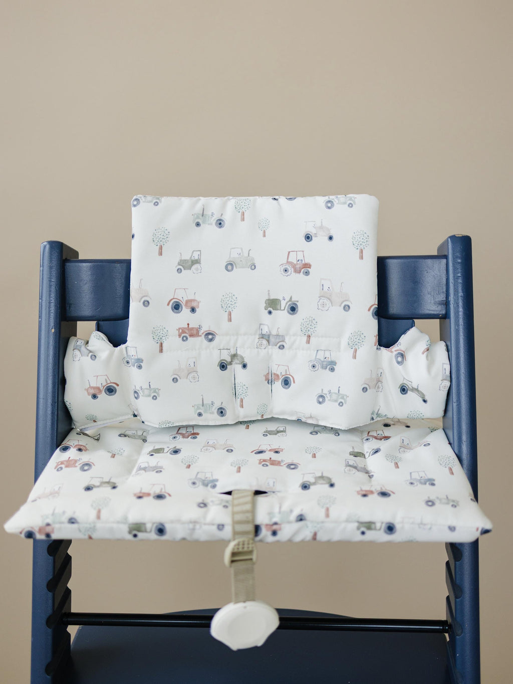 Tiny Tractors Cushion for the Stokke Tripp Trapp Highchair - Wipeable Cover - Baby Highchair Accessories - P's One-Stop Shop 
