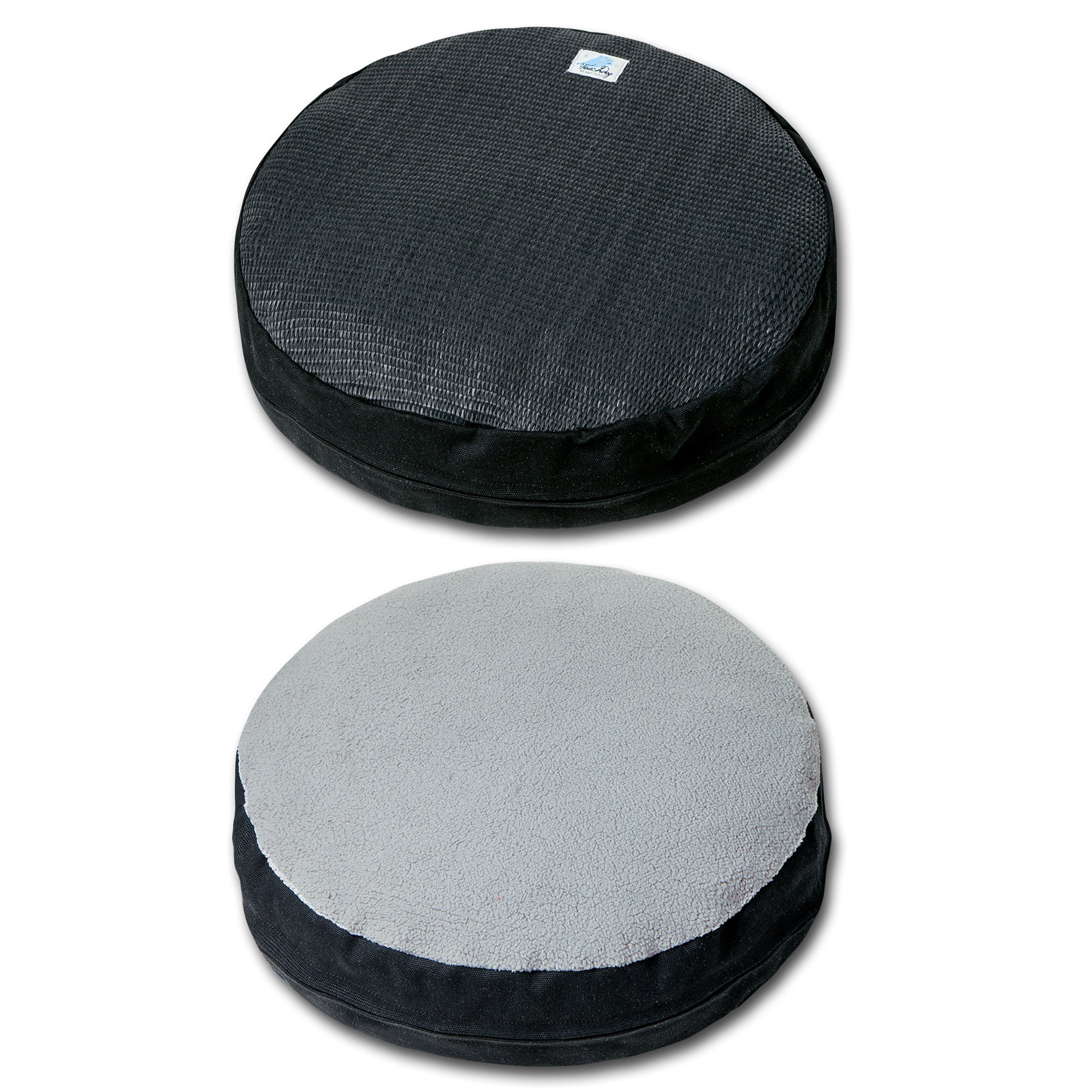 Touchcat 'Claw-ver Nest' Rounded Scratching Cat Bed w/ Teaser Toy - P's One-Stop Shop 