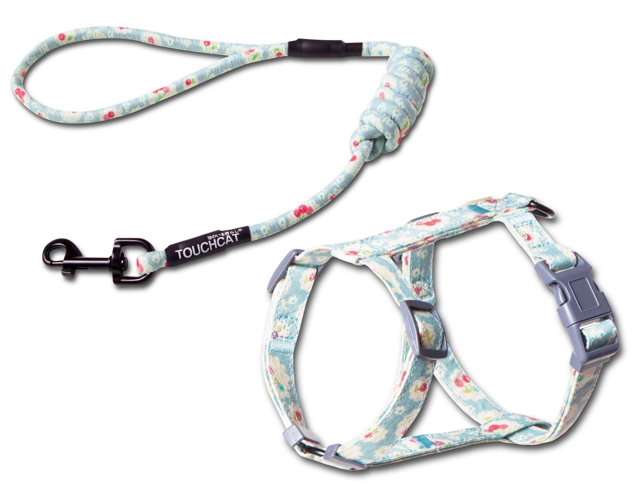 Touchcat 'Radi-Claw' Durable Cable Cat Harness and Leash Combo - P's One-Stop Shop 