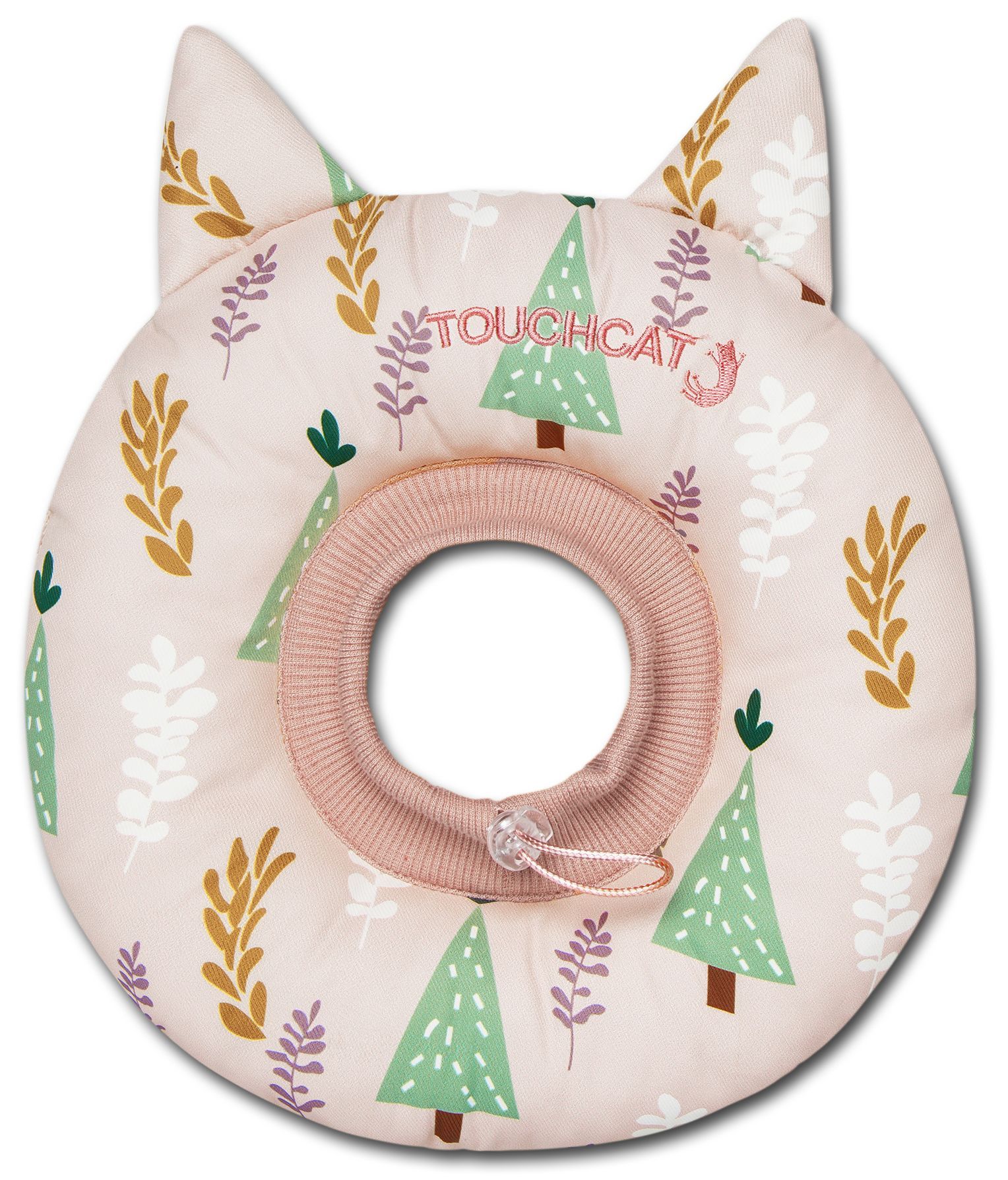 Touchcat ® 'Ringlet' Licking and Scratching Adjustable Pillow Cat Neck Protector - P's One-Stop Shop 