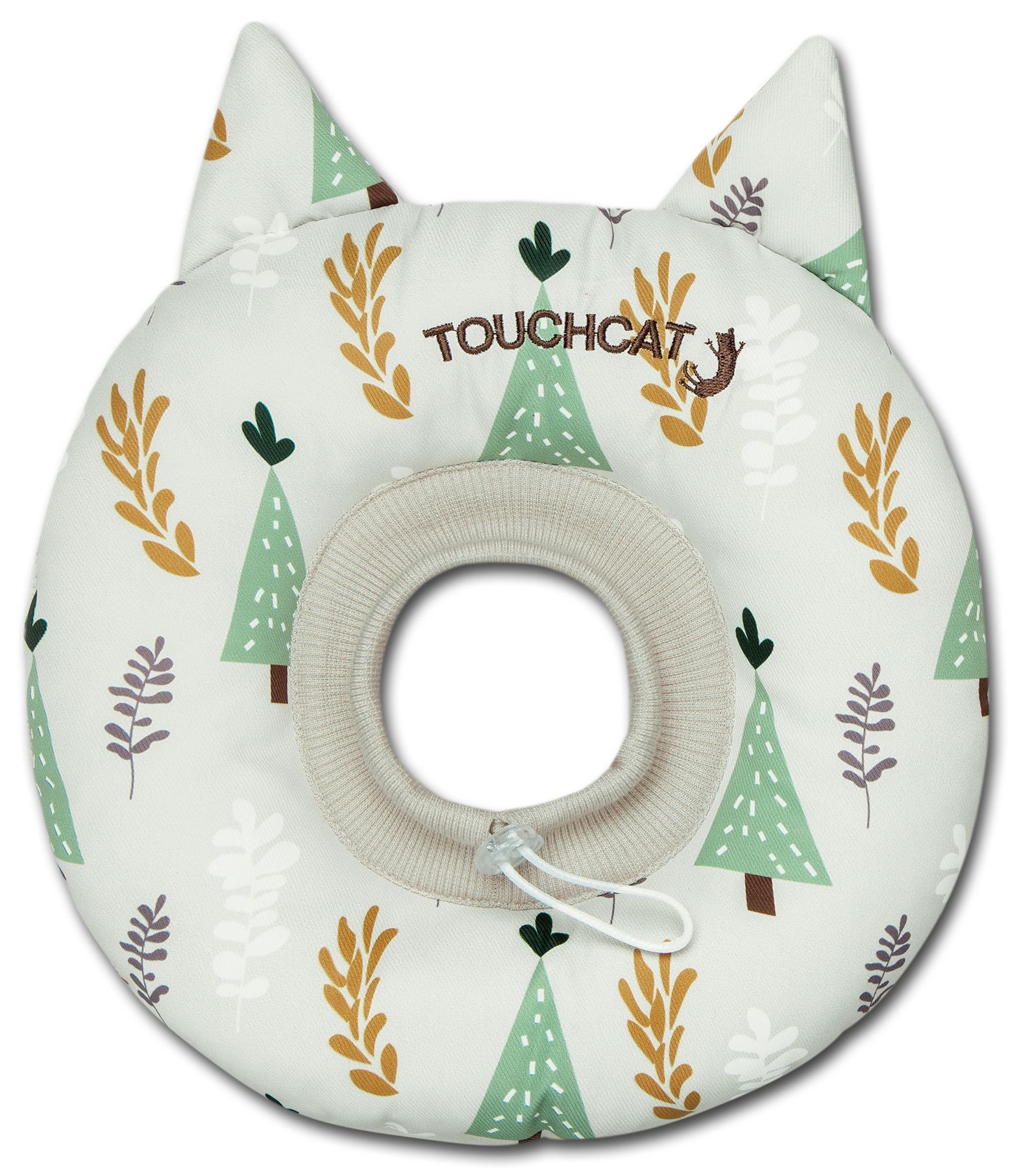 Touchcat ® 'Ringlet' Licking and Scratching Adjustable Pillow Cat Neck Protector - P's One-Stop Shop 