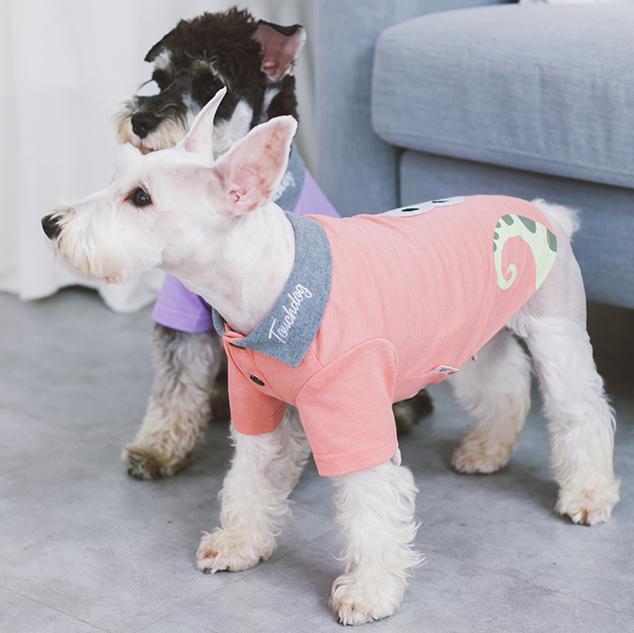 Touchdog 'Arubark' Caribbean Style Dog Polo T-Shirt - P's One-Stop Shop 