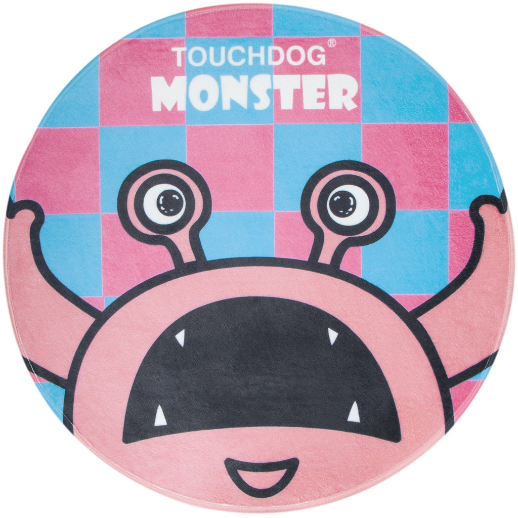 Touchdog Cartoon Up-for-Crabs Monster Rounded Cat and Dog Mat - P's One-Stop Shop 