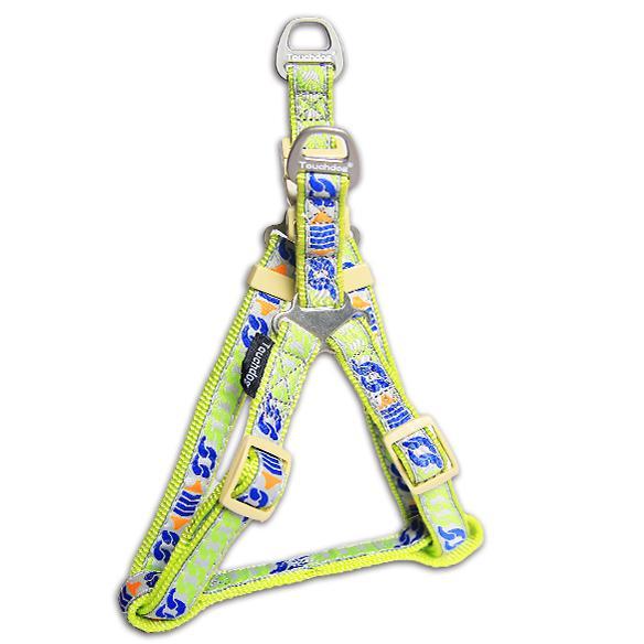 Touchdog 'Chain Printed' Tough Stitched Dog Harness and Leash - P's One-Stop Shop 