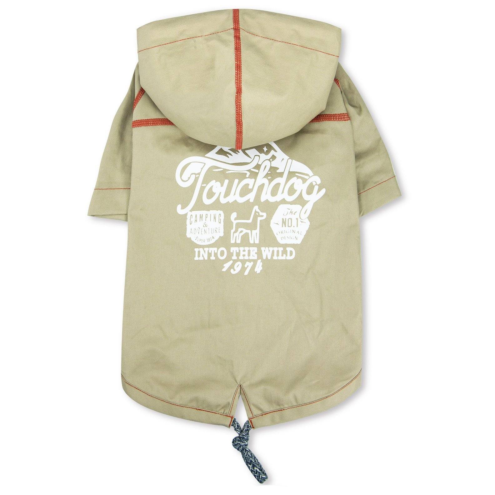 Touchdog 'Cloudburst' Reversible Fashion Waterproof Dog Raincoat - P's One-Stop Shop 
