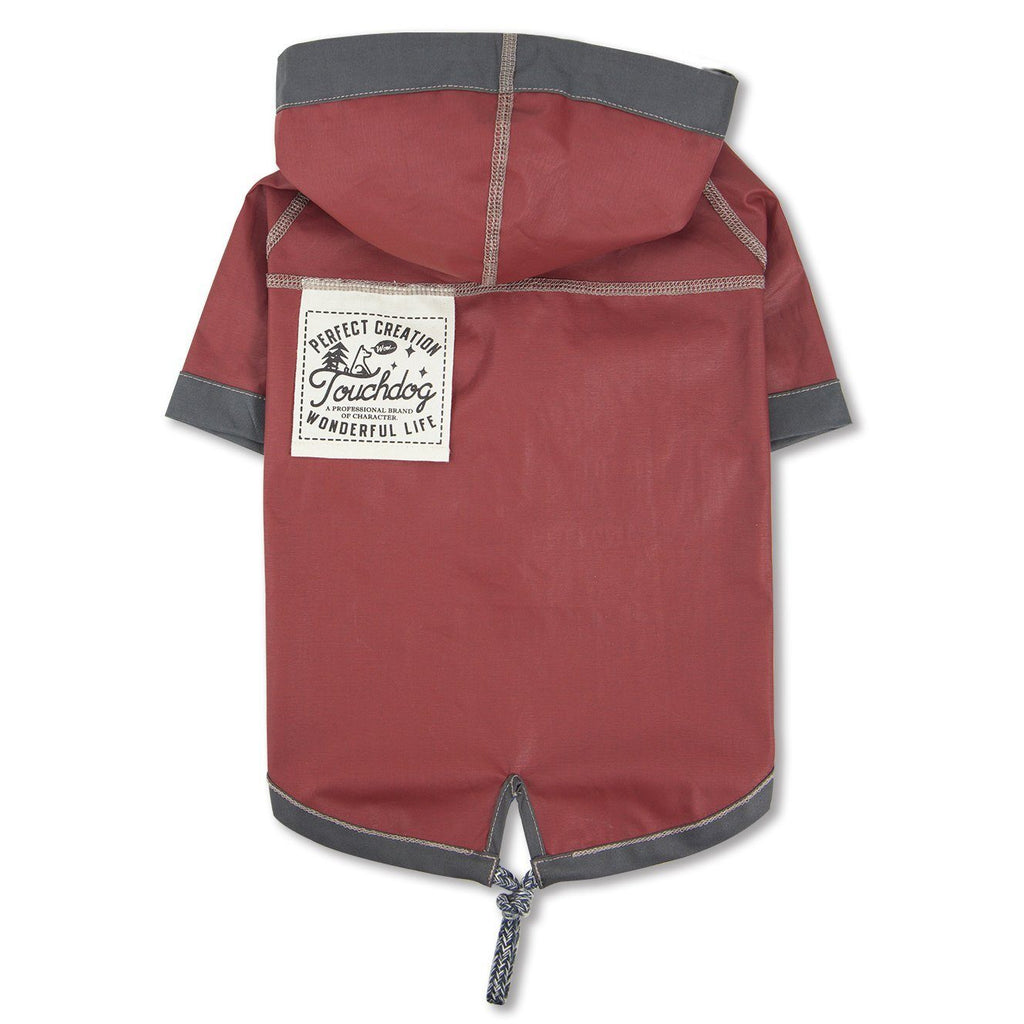 Touchdog 'Cloudburst' Reversible Fashion Waterproof Dog Raincoat - P's One-Stop Shop 