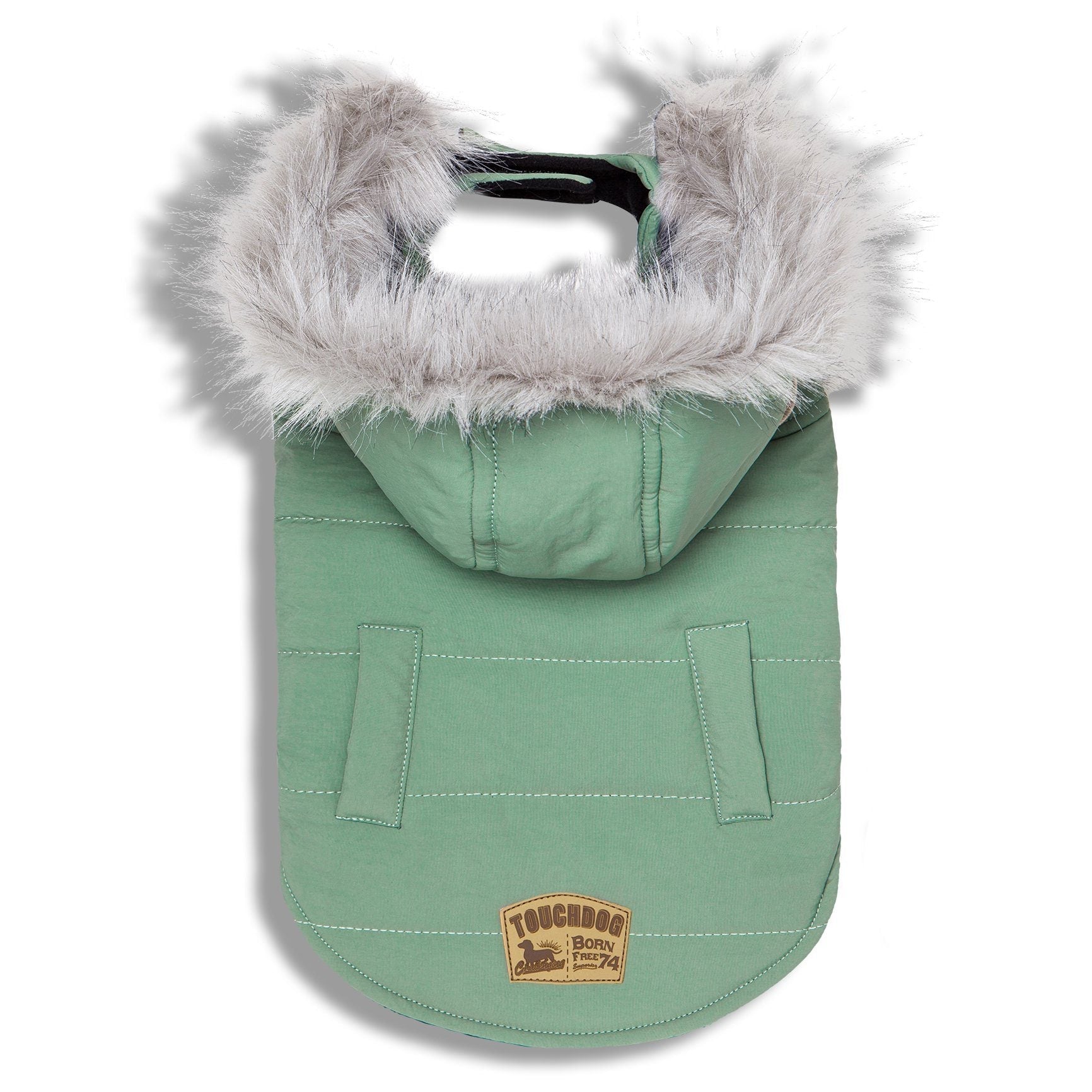 Touchdog 'Eskimo-Swag' Duck-Down Insulated Winter Dog Coat Parka - P's One-Stop Shop 