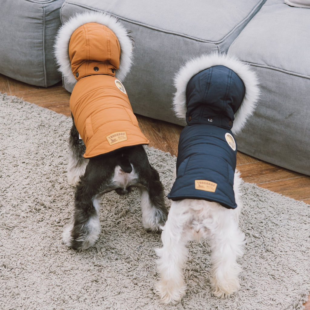 Touchdog 'Eskimo-Swag' Duck-Down Insulated Winter Dog Coat Parka - P's One-Stop Shop 