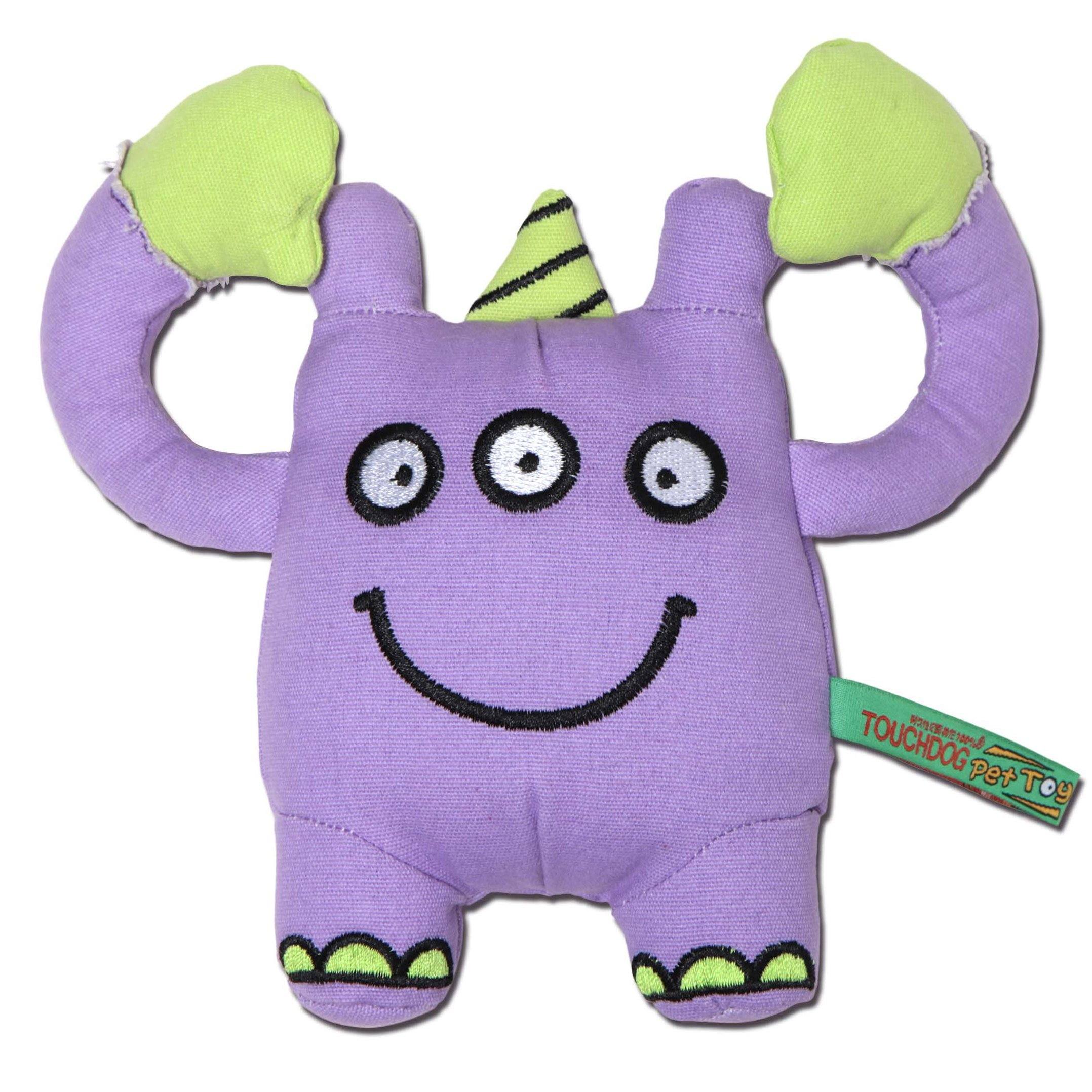Touchdog Goofy Monster Plush Chew Toy for Dogs - P's One-Stop Shop 