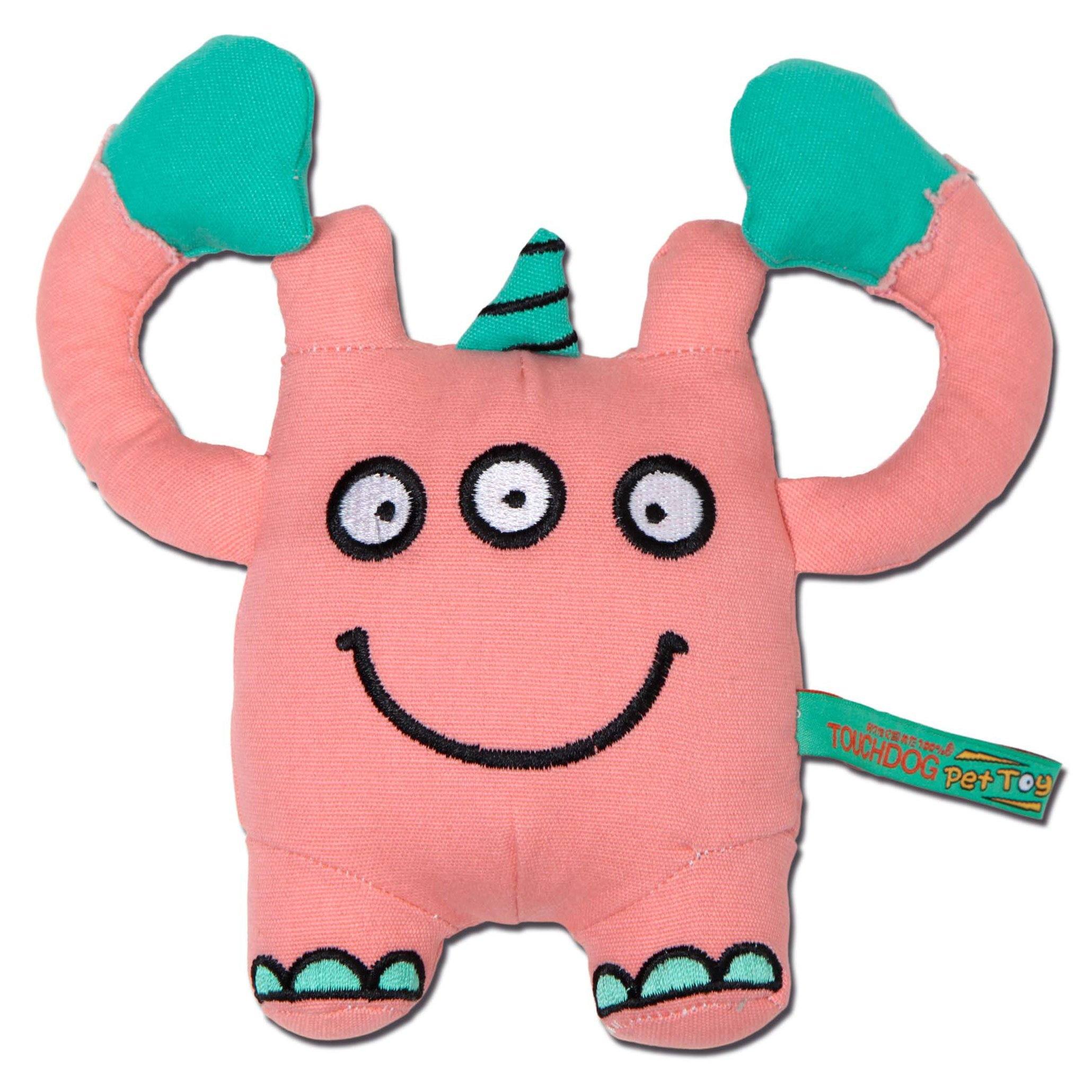 Touchdog Goofy Monster Plush Chew Toy for Dogs - P's One-Stop Shop 