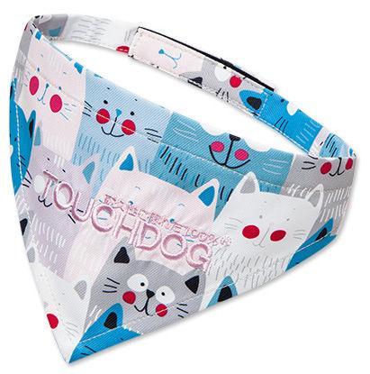 Touchdog ®'Head-Popper' Fashion Designer Printed Hook-and-Loop Dog Bandana - P's One-Stop Shop 