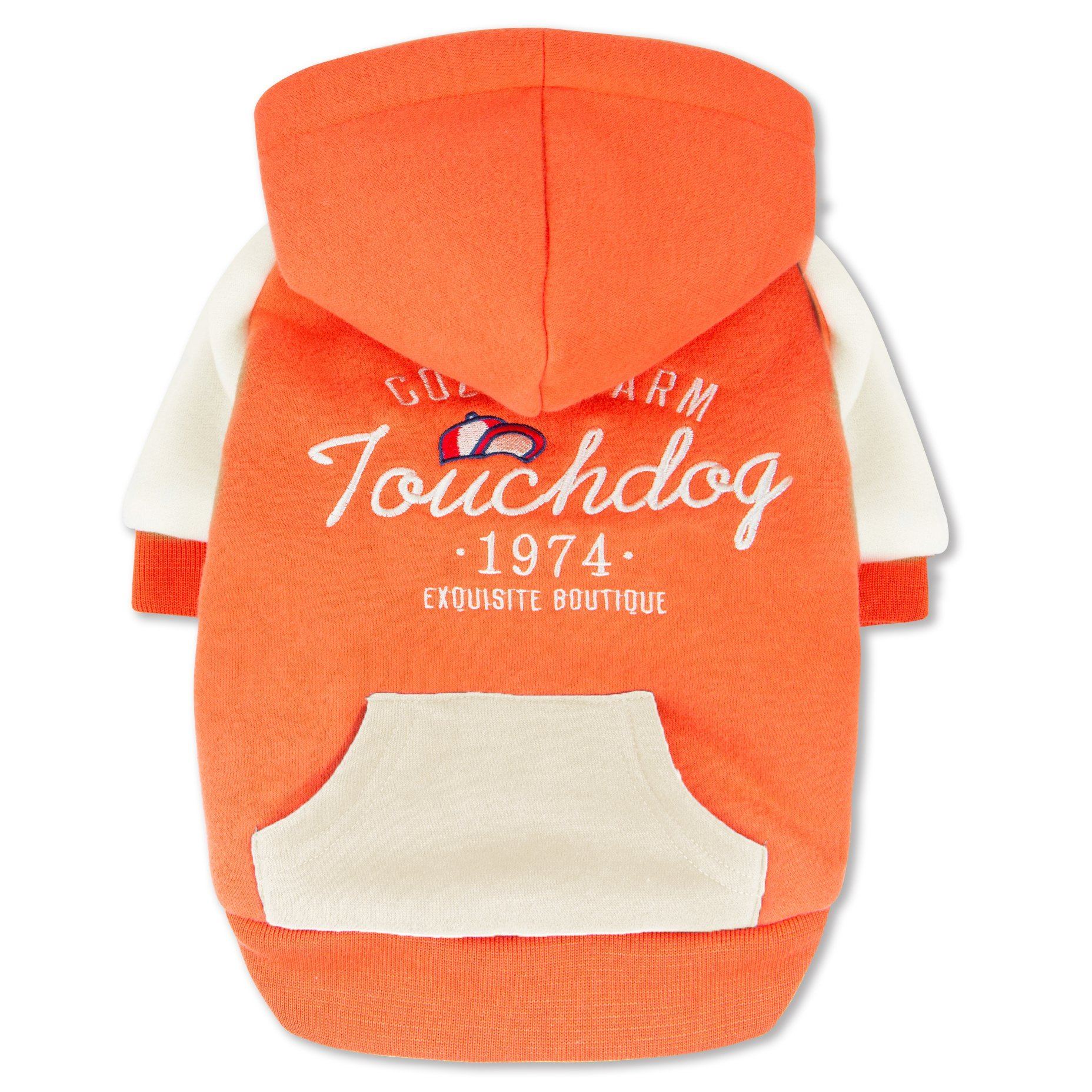 Touchdog 'Heritage' Soft-Cotton Fashion Dog Hoodie Sweater - P's One-Stop Shop 