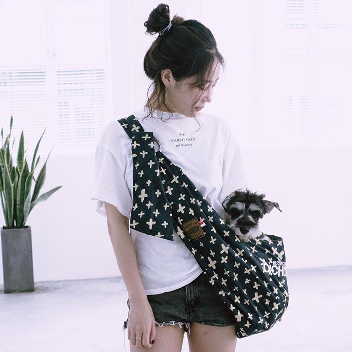 Touchdog 'Paw-Ease' Over-The-Shoulder Travel Sling Pet Carrier - P's One-Stop Shop 